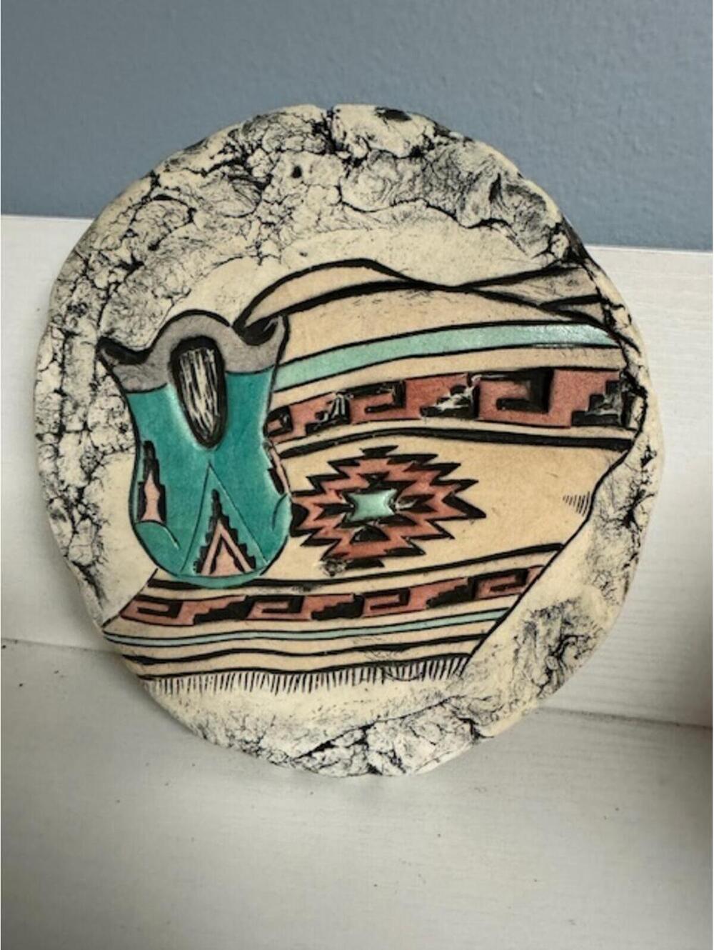 Shapes of Clay Decorative Plate Made with Mt. St. Helen's Ash